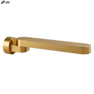 Bec de lavabo mural en laiton certifié <span class=keywords><strong>Loew</strong></span> Lead accessoire de robinet de salle de bain douche fonctionnelle - Product Image 2