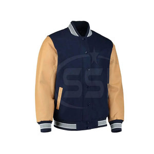 Wholesale Plus Size Men Letterman <b>Jacket</b> For Sale Outdoor Use Stand Collar Men Letterman <b>Jacket</b> - Product Image 3
