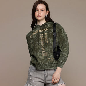 เสื้อฮู้ดดี้ผู้หญิง Fit2Fight แบบซับลิเมชั่น พร้อมลายปักแบบพิมพ์บนผ้าเฟรนช์เทอร์รี่ - Product Image 1