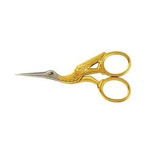 专业高品质角质层剪刀尖头修指甲剪刀用于角质层修剪金色