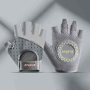 Gants de fitness simples à la mode pour dames Gants de sport résistants à l'usure antidérapants en silicone liquide Gants d'équitation en gros - Product Image 4