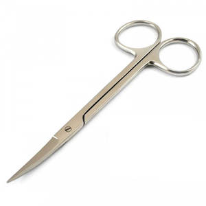 กรรไกรสแตนเลส IRIS แบบใช้มือ ได้รับการรับรองมาตรฐาน CE สำหรับใช้ในโรงพยาบาล เครื่องมือผ่าตัดระดับ I โดย SurgiRight - Product Image 1