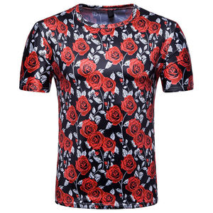 T-shirt pour homme en sublimation, nouveau design 2026, style estival tendance, couleur sublimée, t-shirt surdimensionné - Product Image 1