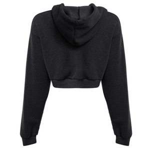 Promoción Top corto de Invierno para mujer Sudaderas con capucha Logotipo frontal Servicio ODM Nuevo diseño - Product Image 5