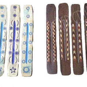 Porte-encens en bois gravé avec logo imprimé UV, attrape-cendres, luge, usage domestique - Product Image 1