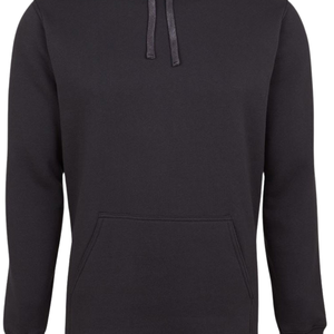 Sweat-shirt à capuche unisexe en molleton de coton noir, sweat-shirt à capuche uni, vêtements de rue décontractés d'hiver, vente en gros régulière, fabricant en gros - Product Image 5
