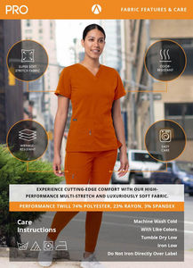 Ensembles de gommage grande taille en gros uniformes d'hôpital infirmier vêtements médicaux confortables en coton et polyester - Product Image 5