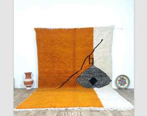 Moroccan Handmade Wool <b>Rugs</b> Authentic Berber <b>Carpets</b> Natural Wool Artisan Craftsmanship customize size and colors high quality - Product Image 1