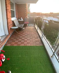 Indoor Outdoor Acacia Wood Decking <b>Tiles</b> <b>Interlocking</b> Wooden Planks - Product Image 6