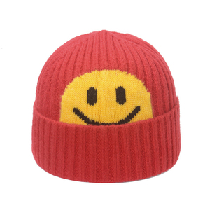 Vente en gros de chapeaux d'hiver tricotés, bonnet d'hiver plié, tête de mort, bonnet jacquard chaud en tricot, 2026 - Product Image 4