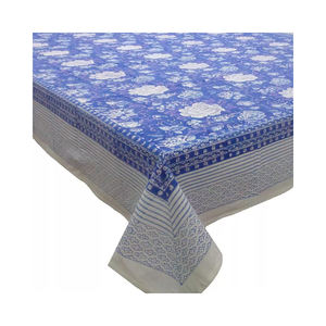 Mantel de Mesa de Algodón de Alta Calidad, Ecológico, Estampado a Mano, Hecho en India por Kusum Gulabi, Venta Caliente - Product Image 5