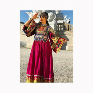Vintage Afghan Kuchi Ethnic Salwar Kameez Kuchi Tribal <b>Dress</b> with Mirror Work <b>Tunic</b> Afghani Vintage <b>Tunic</b> - Product Image 4