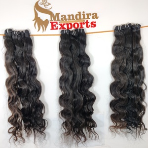 Vente en gros 100% naturel Kinky Bodywave indien vierge extensions de cheveux humains cuticule aligné vendeur faisceaux de cheveux humains bruts - Product Image 2