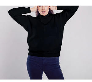 Fashion Casual Plus Size <b>Ladies</b> <b>Hoodies</b> Sweatshirts OEM Custom Logo Fleece Solid Color breathable <b>hoodies</b> woman - Product Image 6