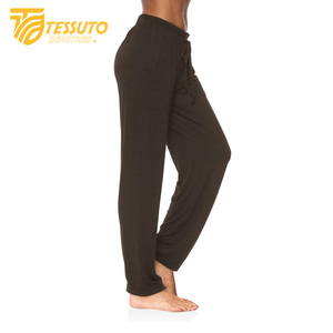 กางเกงวิ่งเอวสูงผ้าคอตตอน/โพลีเอสเตอร์สำหรับผู้หญิงกางเกงโยคะฟิตเนสเอวสูงแห้งเร็วสำหรับใส่ในฤดูร้อน - Product Image 6