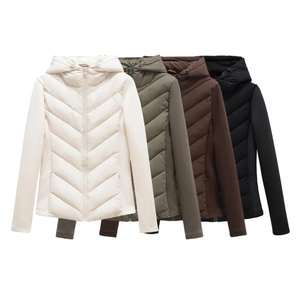 autumn and winter new Men and <b>women's</b> puffer <b>jacket</b> air cotton long-sleeved slim stitching light quilted <b>jacket</b> <b>for</b> Men <b>women</b> - Product Image 1
