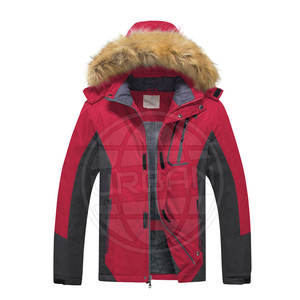 แจ็กเก็ตเดินป่ากลางแจ้งกันลมกันน้ำน้ำหนักเบาสำหรับผู้ชายมีคอตั้งแคมป์และปีนเขา - Product Image 1