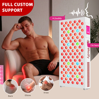 Panneau de luminothérapie infrarouge LED flexible sur pied, double puce, pour soins du visage et du corps, idéal pour salons de beauté et centres de spa