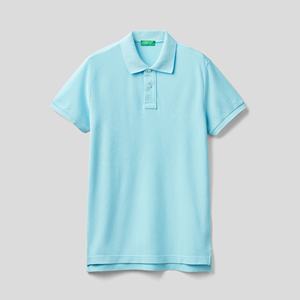 เสื้อโปโลแขนสั้นของผู้ชายเสื้อโปโลสีทึบสำหรับผู้ชายเสื้อโปโลแขนสั้นคอหลวมใส่ฤดูร้อน - Product Image 1