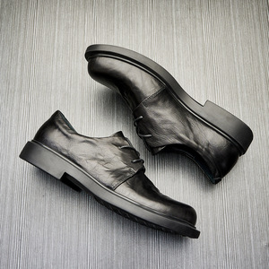Chaussures de bureau en cuir véritable pour hommes avec semelle extérieure résistante à l'usure et semelle intérieure respirante, chaussures formelles - Product Image 4