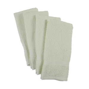 Customizable 6-Piece Set of White Gym <b>Towels</b> 100% Cotton Simple Diamond Pattern Sports Washcloths with OEM ODM Logo for Exercise - Product Image 6