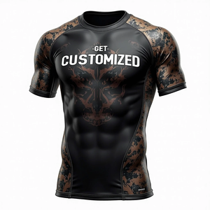 Gym Wear Rash Guards sublimés Vente en gros MMA Obtenez un équipement personnalisé pour l'entraînement sportif de combat et la performance athlétique - Product Image 6