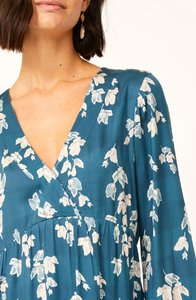 เดรสยาวคลุมข้อเท้าแขนยาวลายดอกไม้แฟชั่นสไตล์ใหม่2025เดรสแม็กซี่พิมพ์ลายดอกไม้ - Product Image 5