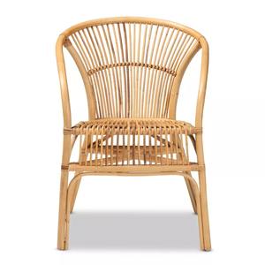 High Quality Natural Bamboo Rattan Cane <b>Chairs</b> for Dinning Room <b>Cheap</b> Price Flower Shaped <b>Chair</b> - Product Image 3