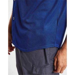 Camiseta de béisbol de alta calidad con logotipo personalizado para hombre, uniforme, camisetas de poliéster de manga corta, malla informal que absorbe la humedad, venta al por mayor - Product Image 5