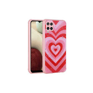 Funda de silicona suave con diseño de mármol para Samsung Galaxy M33 con patrón de corazón brillante y protección para la cámara - Product Image 1