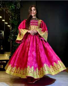 Logo personnalisé Afghan femmes modeste fête robe de mariée respirant manches longues bouton décoration bas quantité minimale de commande Patchwork dentelle fermeture éclair - Product Image 3