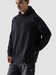 Sudadera con capucha recortada con logotipo personalizado al por mayor para hombre, sudadera lisa de buena calidad, Sudadera con capucha cuadrada personalizada para hombre y mujer - Product Image 3