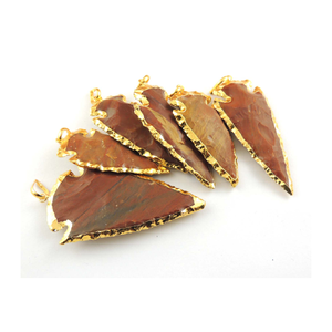 Colgante de Punta de Flecha de Latón Galvanizado Vintage de 60mm, Entrega Global de Prosperidad y Abundancia para Niños - Product Image 3