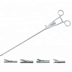 Porte-aiguilles laparoscopique manuel en acier inoxydable médical, instrument chirurgical en métal, Med Corporation, certifié CE, réutilisable - Product Image 5