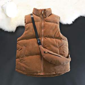 Nouveau design Gilet matelassé sans manches pour femme, épais, effet bulle, col montant, fermeture éclair intégrale, chaud, d'hiver, décontracté - Product Image 3