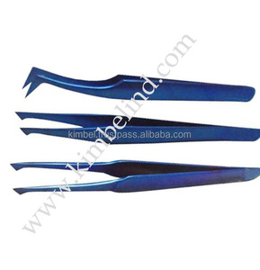 Extensions de cils de volume à pointe en fibre pince à épiler Marque privée Pince à épiler de volume à revêtement rose - Product Image 6