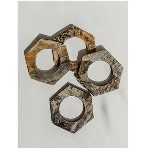 Anneau de serviette en résine pour hôtel, restaurant, table, mariage, dîners, fêtes - Product Image 2