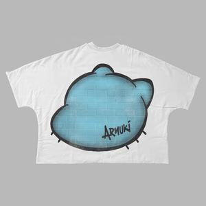 เสื้อยืดผู้ชายทรงโอเวอร์ไซส์ แขนสั้น คอกลม ผ้าคอตตอนหนานุ่ม สไตล์สตรีทแวร์ แนวสปอร์ต - Product Image 6