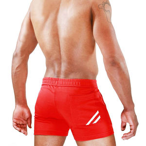 Shorts de rugby pour hommes Kivotech personnalisés en sergé 100 % coton, bicolores, avec poches zippées, respirants, avec application tactile et antibactériens - Product Image 3