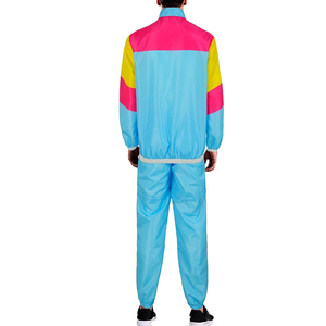 Conjunto de Chaqueta Cortavientos de Nailon de Dos Piezas Vintage de Alta Calidad, Trajes Deportivos con Cremallera Completa, Ropa Deportiva Urbana, Chaqueta Cortavientos para Correr para Hombre - Product Image 2