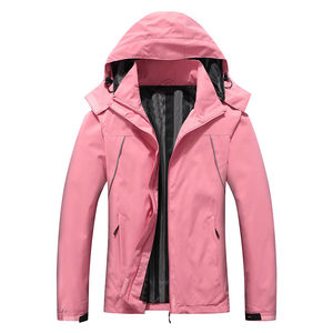 Chaqueta Softshell de manga larga con cremallera para mujer de alta calidad 2025 precio de fábrica chaqueta Softshell de estilo cómodo de algodón de invierno - Product Image 1