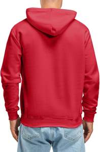 Sudadera con capucha informal para hombre con bolsillo canguro transpirable y cómodo básico logotipo personalizado mezcla de algodón Sudadera con capucha de gran tamaño - Product Image 3