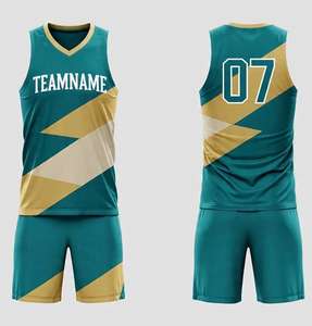 Uniformes de Baloncesto Personalizados para Hombre, Ropa de Baloncesto, Sublimación Completa, Transpirable, Conjunto Completo Juvenil, Uniforme de Baloncesto en Venta en Línea - Product Image 5