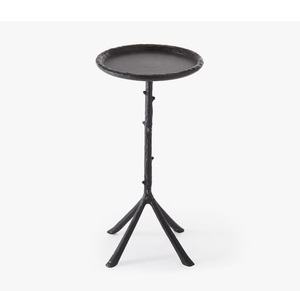 Mesa Auxiliar de Hierro Forjado Personalizada con Acabado Negro para el Hogar, Hoteles, Sala de Estar, Muebles Decorativos - Product Image 3