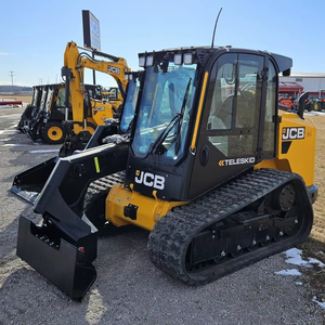 JCB 3TS-8T Teleskid Compact Track Loader Arnés de fijación 2 velocidades Travel Creep Speed Smoothride System (SRS) Powered Bucket - Product Image 5