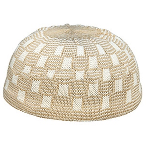 หมวก kufi ผ้าฝ้ายสีขาวสำหรับผู้ชายที่มีการตกแต่งที่สะอาดเหมาะสำหรับการสวดมนต์วันศุกร์งานเฉลิมฉลองและพิธีแบบดั้งเดิม - Product Image 2