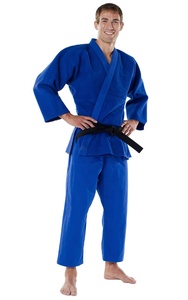 Personnalisé vente en gros fabriqué en usine 100% coton fabricants judo karaté uniformes costumes arts martiaux porter à vendre - Product Image 5