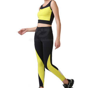 Conjunto Deportivo de Yoga para Mujer, Estilo Moderno, Logotipo Frontal Sólido, Alta Calidad, Transpirable, Ecológico, Hecho en Pakistán, Venta al por Mayor - Product Image 1
