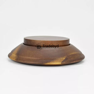 Tradebyd ที่เขี่ยบุหรี่ไม้หรูหราทำด้วยมือจากถาดเถ้าไม้สไตล์พรีเมี่ยมสำหรับผู้สูบบุหรี่บาร์ร้านอาหารโรงแรม - Product Image 2