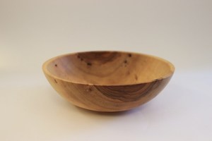 Cuenco hecho a mano de madera Natural para servir dulces - Product Image 6